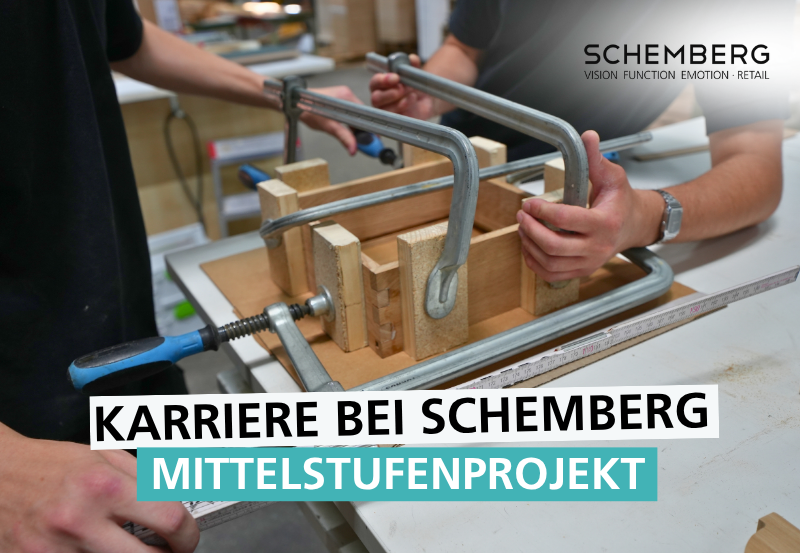 Grafisches Motiv zum Mittelstufenprojekt der Auszubildenden 2026 bei SCHEMBERG