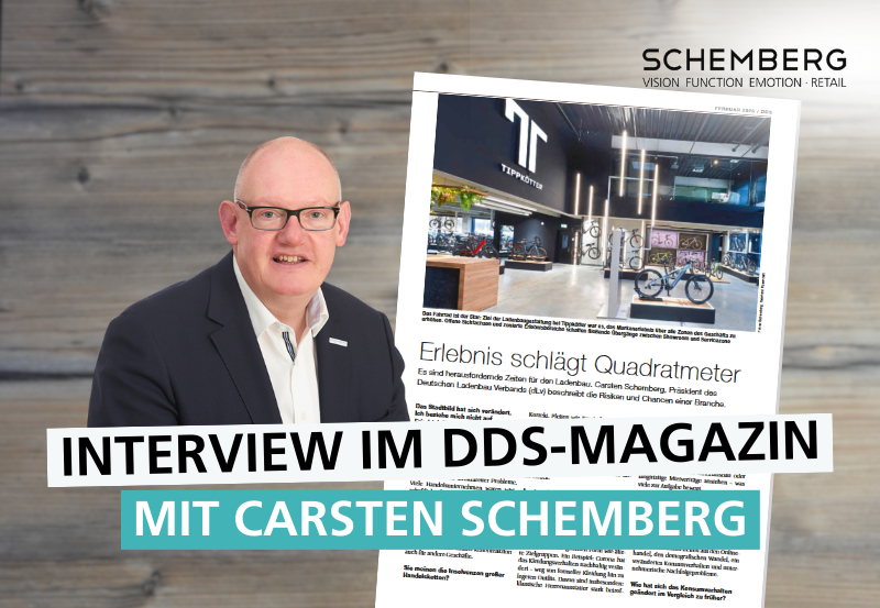 Interview über Erlebnis schlägt Quadratmeter im dds Interview