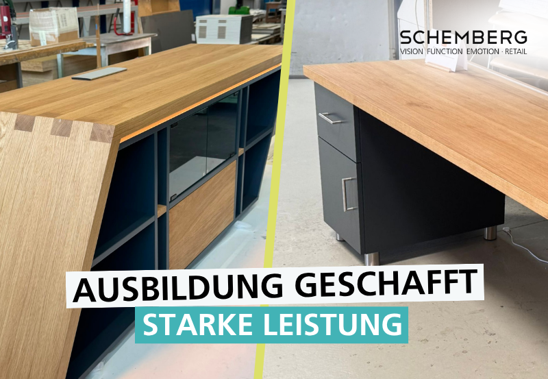 Junge Mitarbeiter von SCHEMBERG nach erfolgreich abgeschlossener Ausbildung