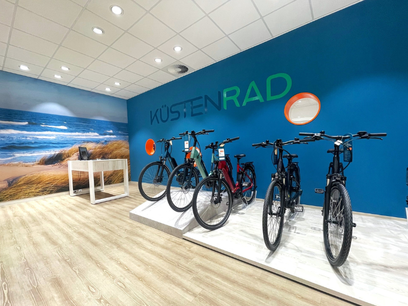 Maritimer Fahrrad Ladenbau bei Küstenrad in Kaltenkirchen